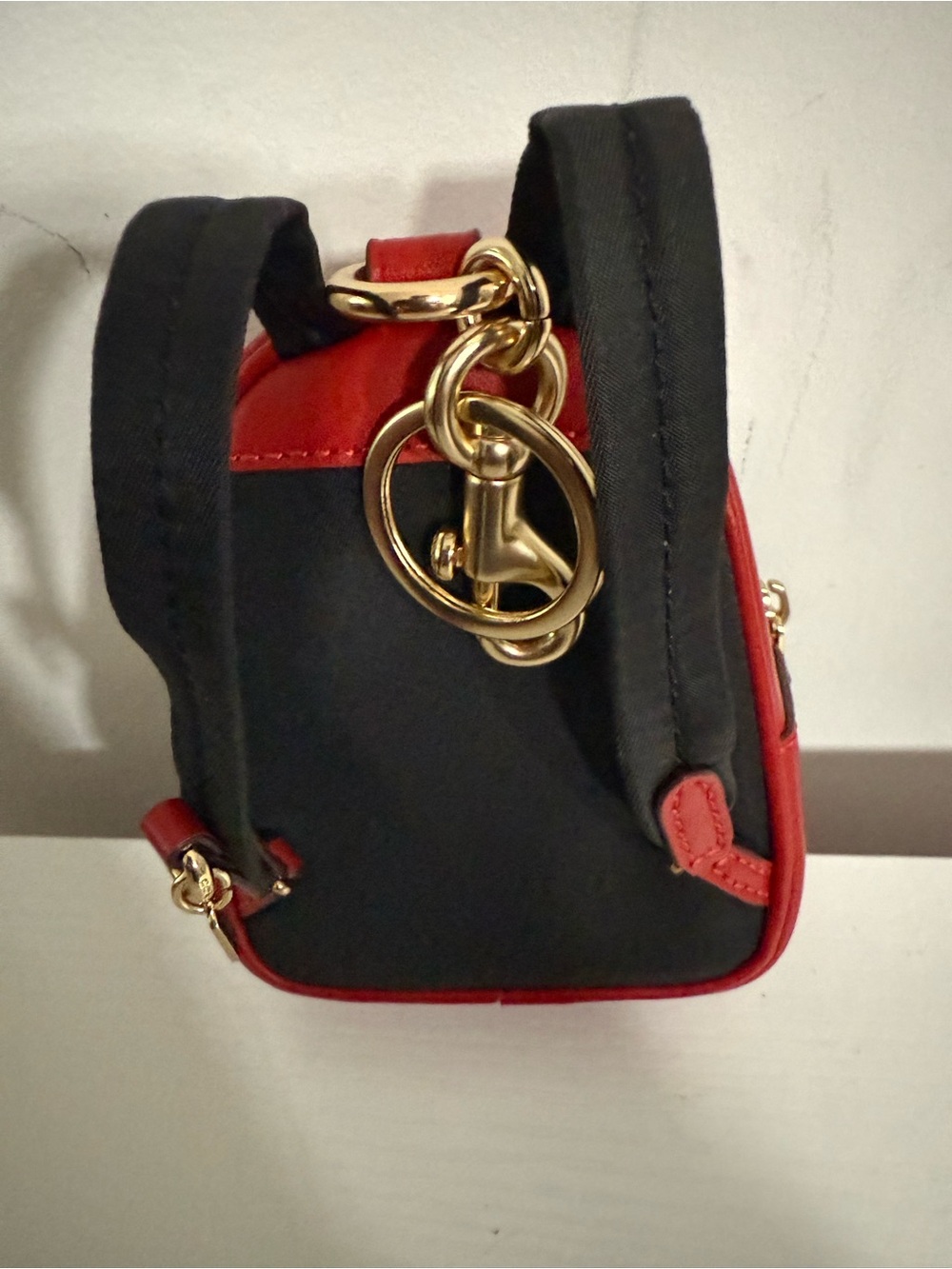 Coach Red & Blue Mini Backpack Coin Purse - Picture 2 of 3